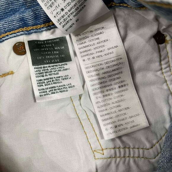 Levi's® Premium 501® 150th Anniversary ‘90s Patchwork Women's Jeans, Size 27x30 - Picture 16 of 16